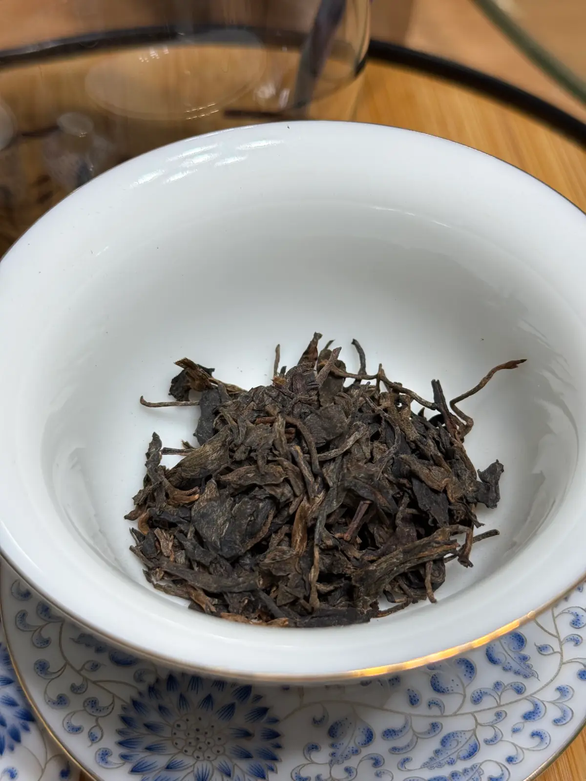 2004 Mengku dry leaves in gaiwan