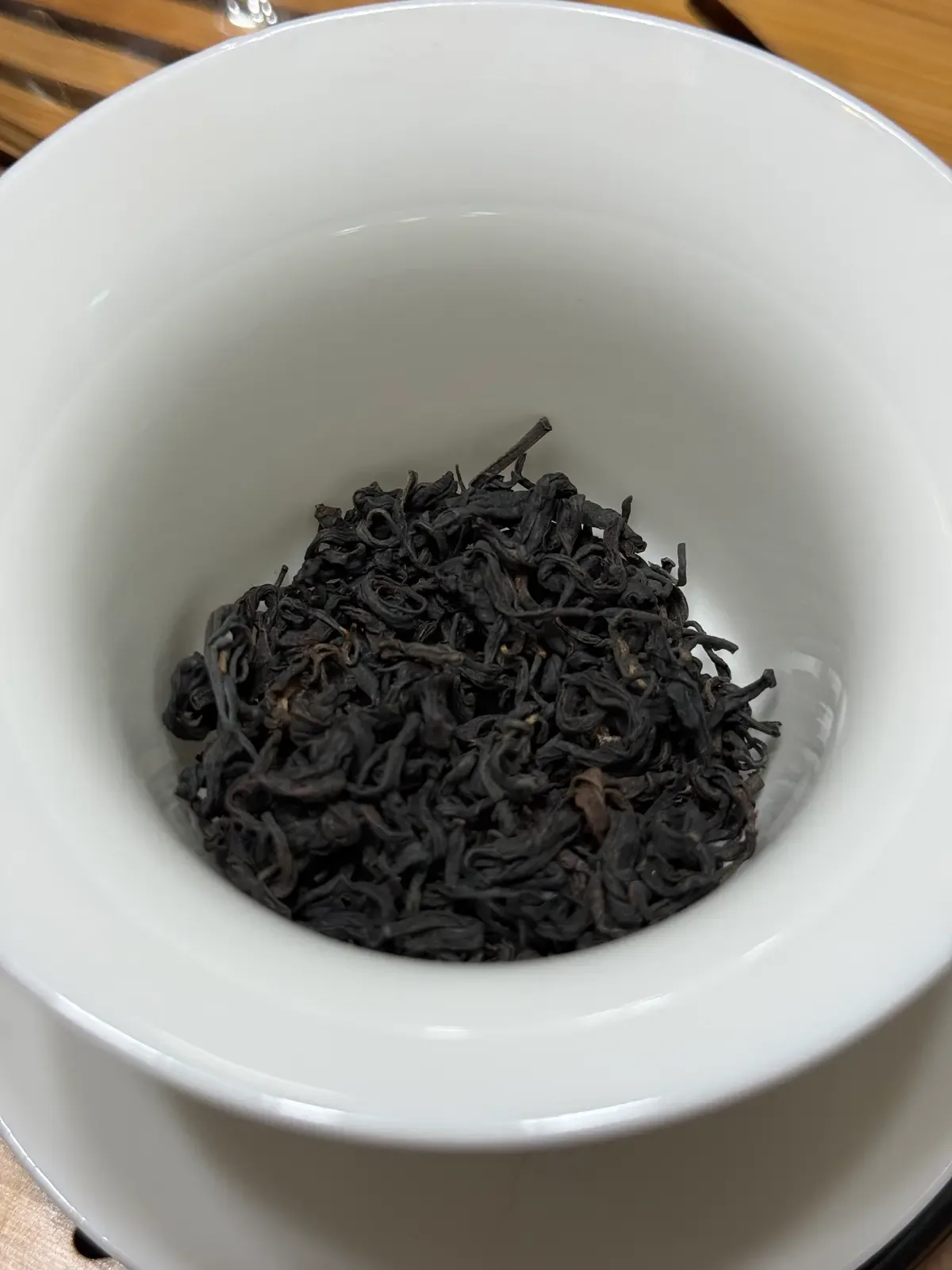 2015 Premium Autumn Liu Bao dry leaf — dark, compressed, 11 years aged